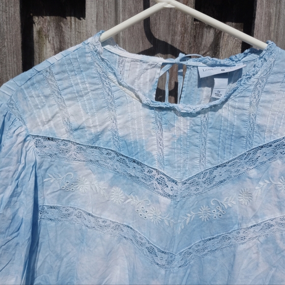 LOVE SHACK FANCY - TARGET TIE DYE MINI DRESS 1X - Picture 5 of 7